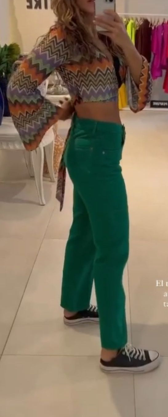 CINNTRE - LancaPerfume - Jeans Rectos Verde