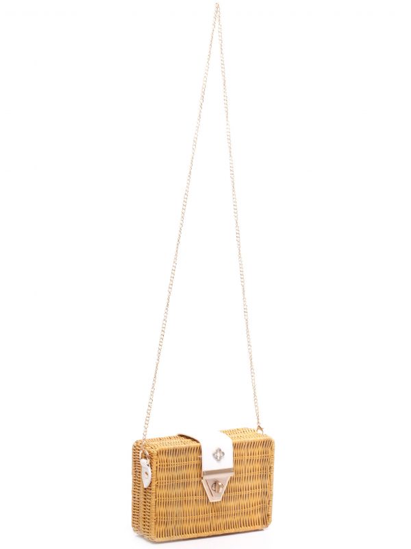 Capodarte -  Clutch Capodarte De Mimbre Natural