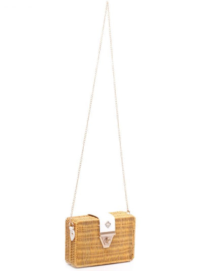 Capodarte -  Clutch Capodarte De Mimbre Natural