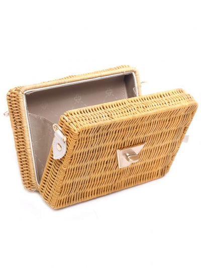 Capodarte -  Clutch Capodarte De Mimbre Natural