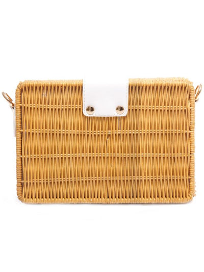 Capodarte -  Clutch Capodarte De Mimbre Natural