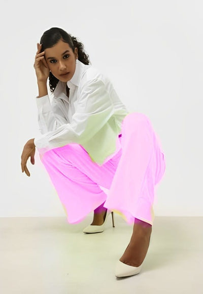 Mia Bakana - LancaPerfume - Pantalon Wideleg Rosa