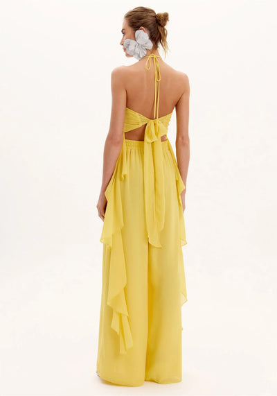 CINNTRE - Pantalon Amarillo