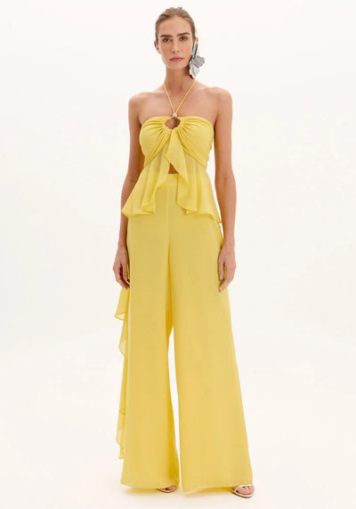 CINNTRE - Pantalon Amarillo