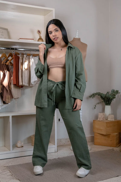 Mckenzie - Pantalon Lino