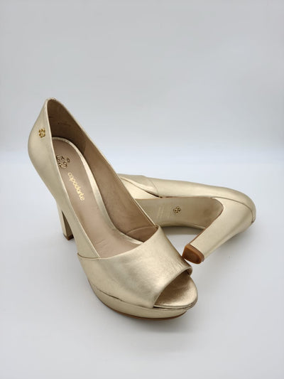Capodarte - Zapato Dorado Metalizado