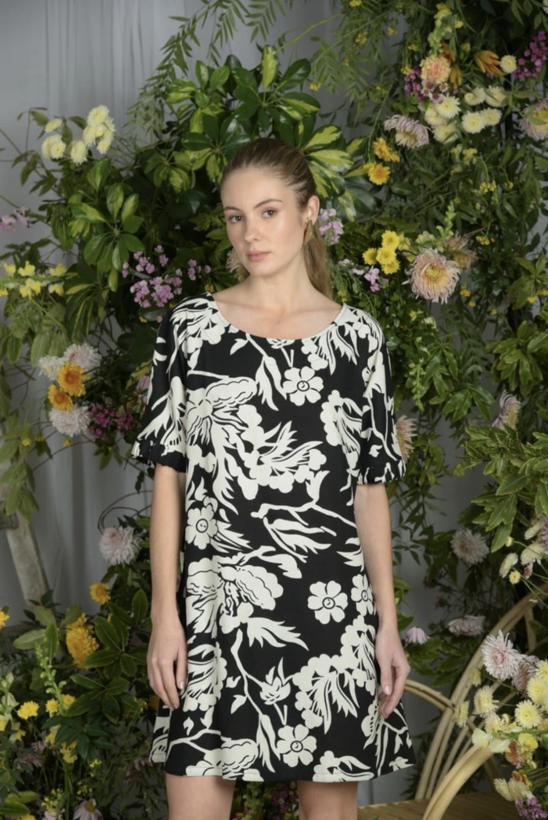 Project White  - Casa Rincon - Vestido Jodie Negro