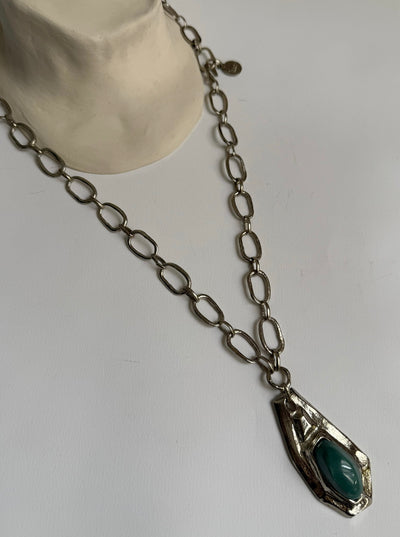 Project-White - Mechi Garay - Collar Raka Plateado