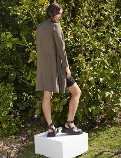 Rotunda - Vestido Isiso Olive