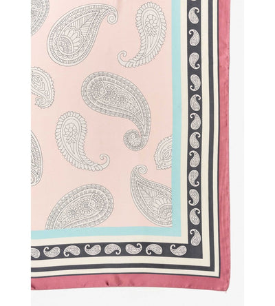 essentials - Pañoleta Satinada Filo Rosa