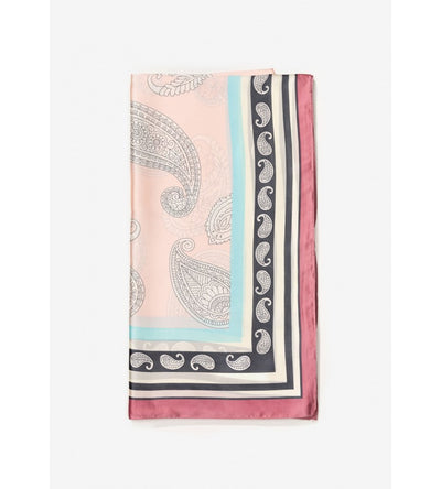 essentials - Pañoleta Satinada Filo Rosa