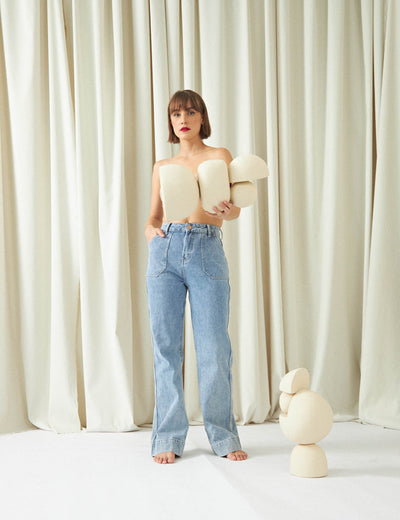 Rotunda - Jeans Lepant Light Blue
