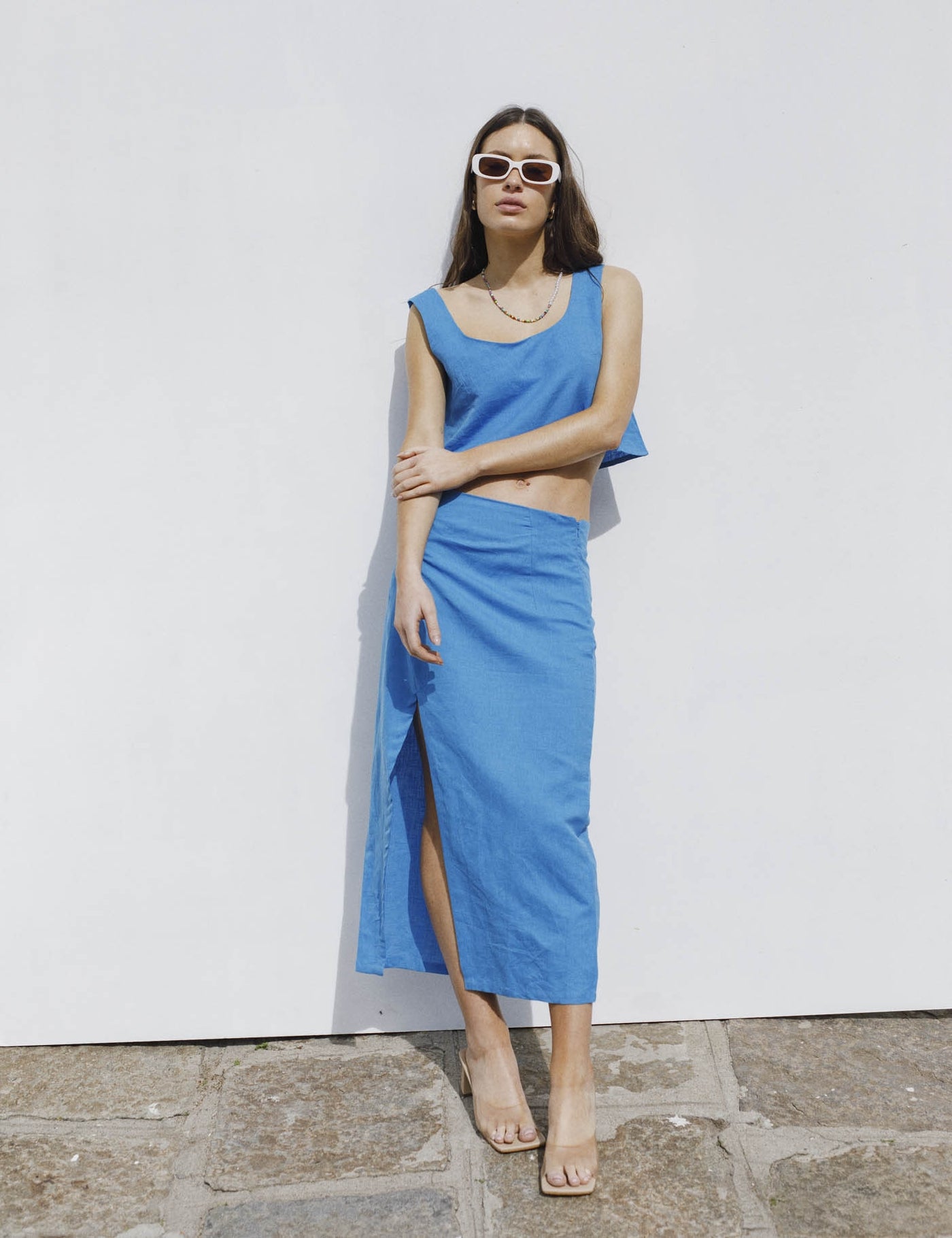 Rotunda - Falda Millet Blue