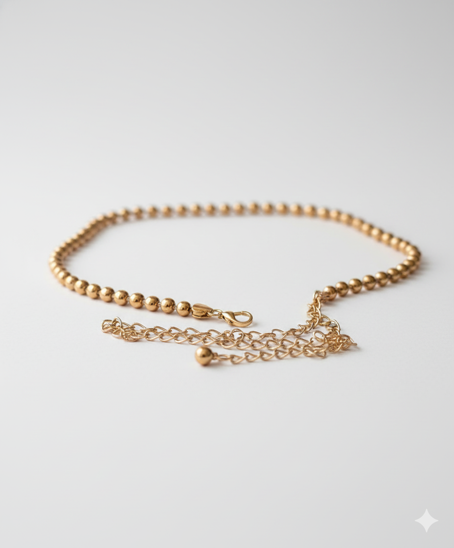 Unico - Cinturon Metal Dorado