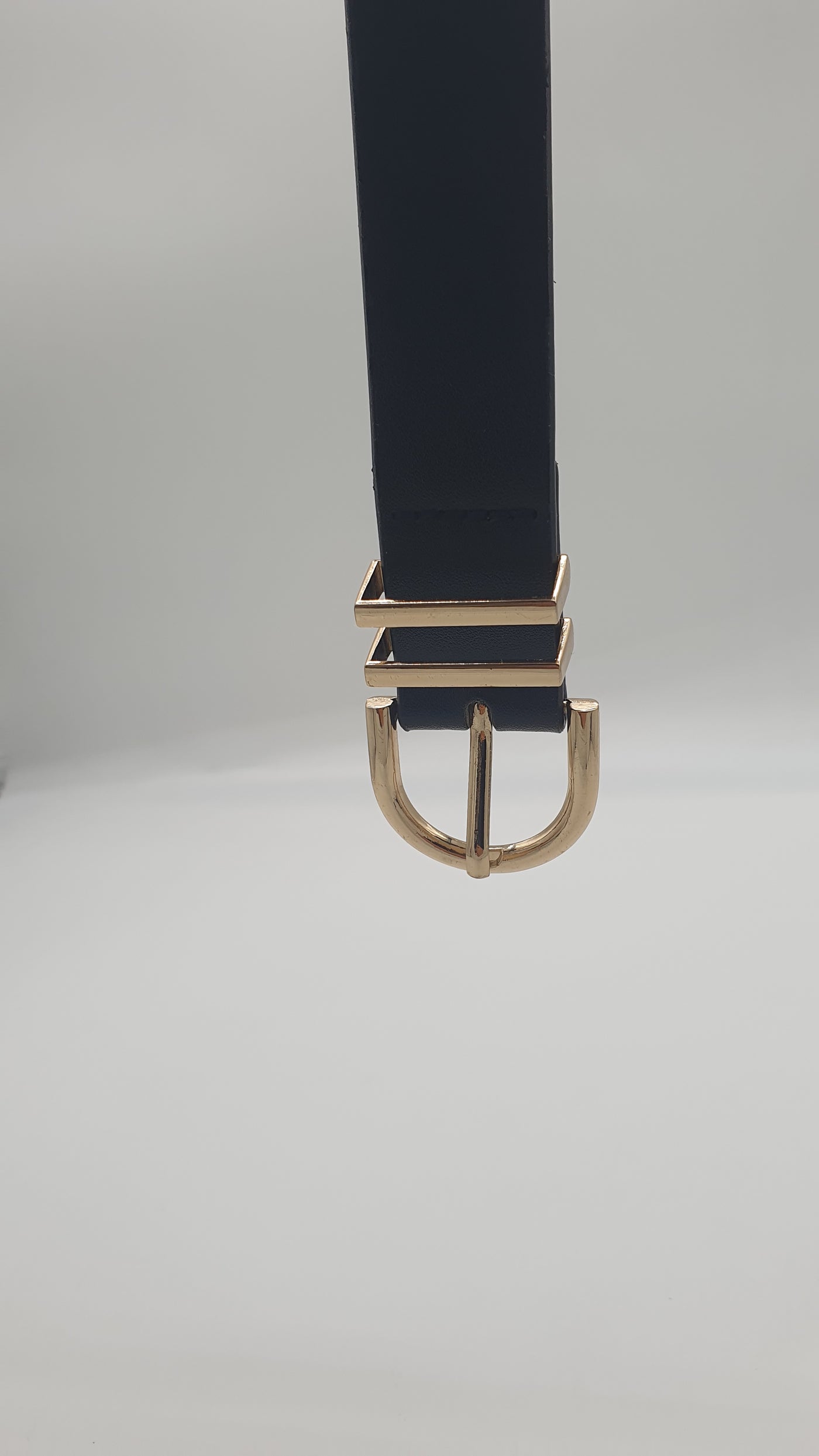 Unico - Cinturon con Pasacinto en dorado