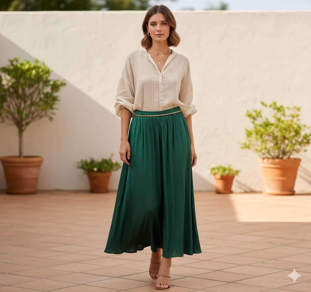 Unico - Cinturon Metal Dorado