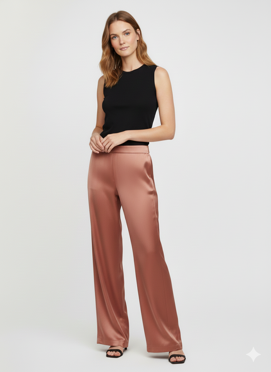 MNG - Pantalon Massim Rosa