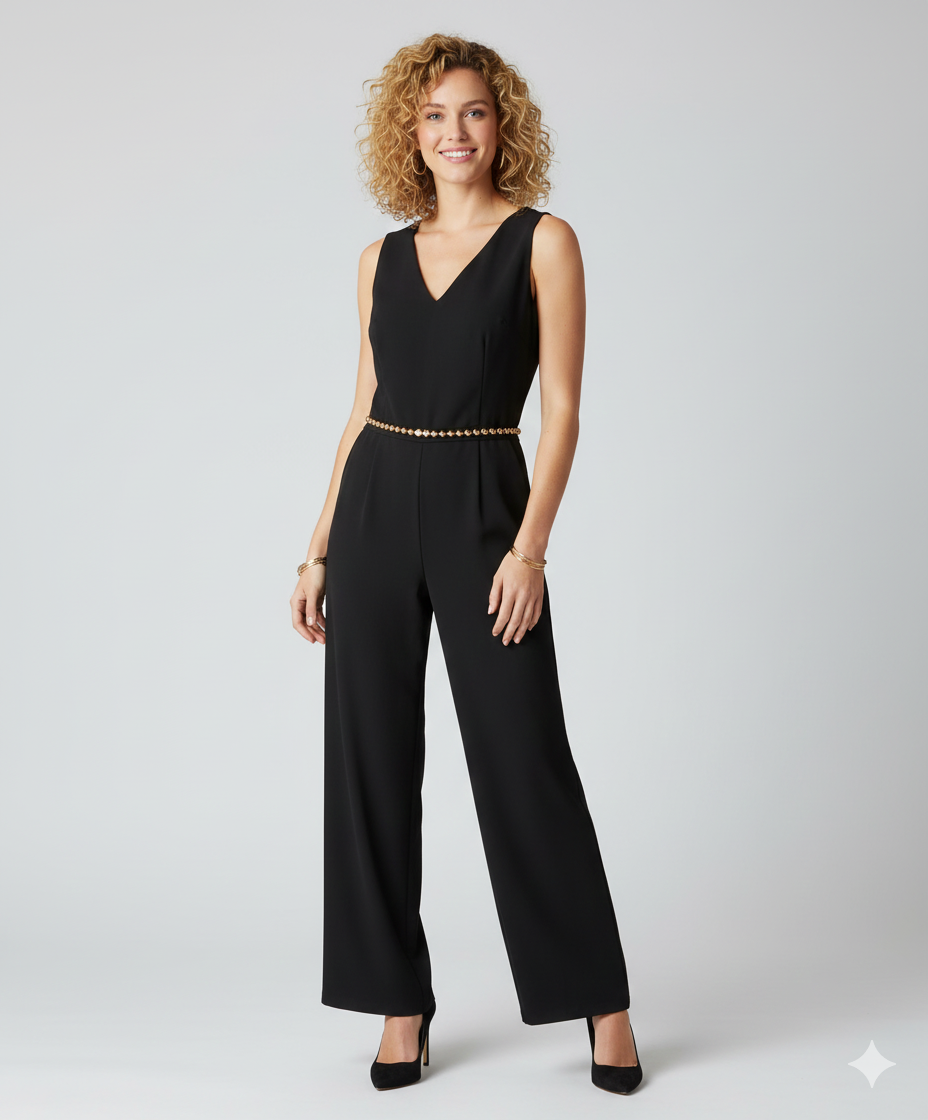 Unico - Cinturon Metal Dorado