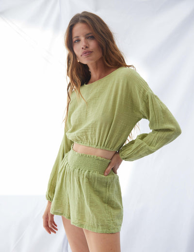 Rotunda - Short Rudani Pistacchio