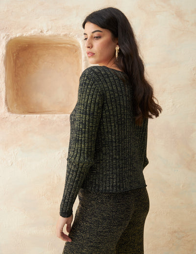 Rotunda - Cardigan Tempe Shiny Black