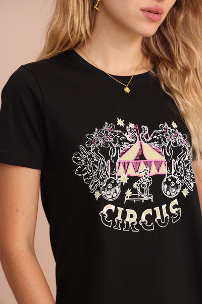 Project-White - Remera Circus Negra