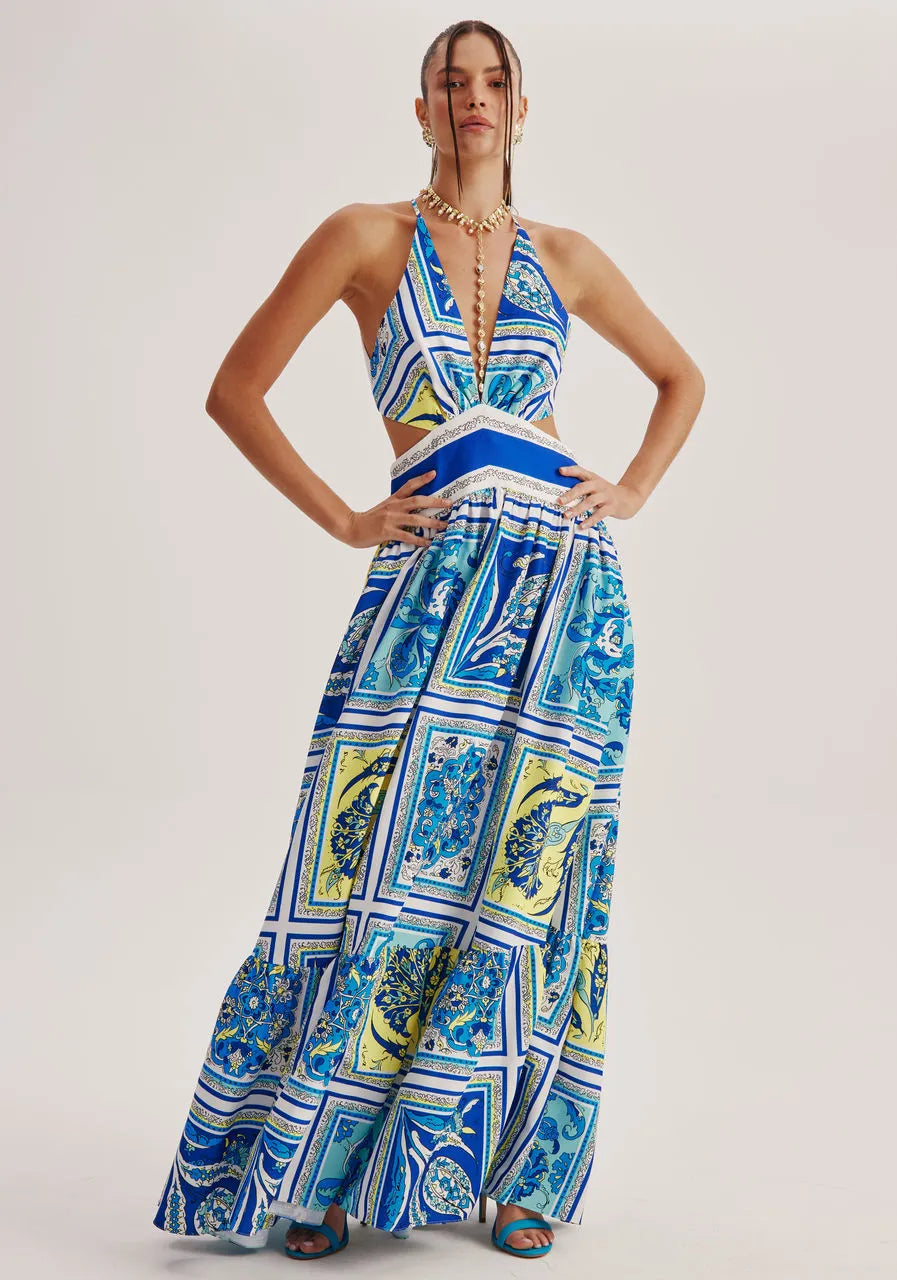 Mia Bakana - Amarante - Vestido Crepe