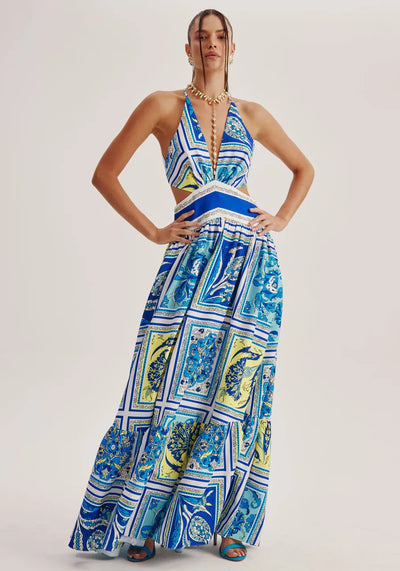 Mia Bakana - Amarante - Vestido Crepe