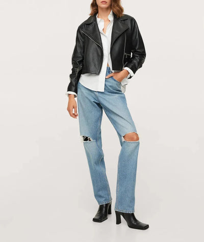 Mango - Jeans tapered tiro alto. Estilo Oversize LIMITED EDITION