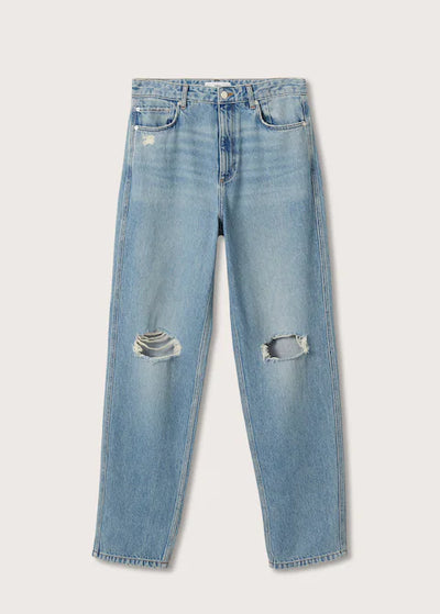 Mango - Jeans tapered tiro alto. Estilo Oversize LIMITED EDITION