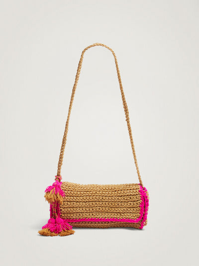 Parfois - Braided Crossbody Bag with Pendant