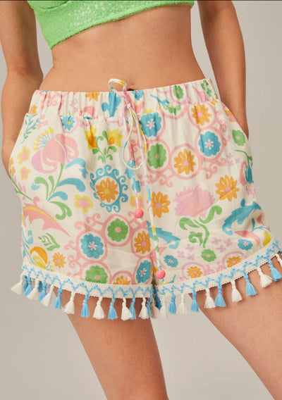 CINNTRE - Lança Perfume - Short Estampado