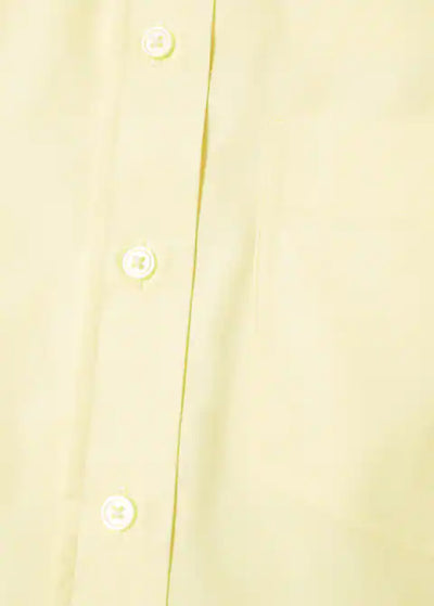 Mango - Camisa algodon manga acampanada