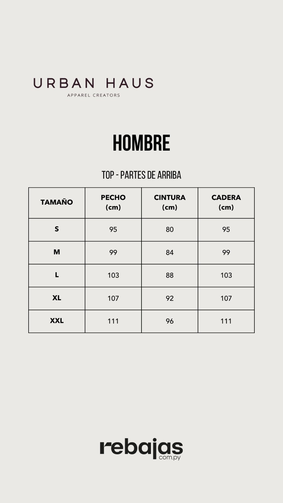 Urban Haus - Punto Hombre de Algodon