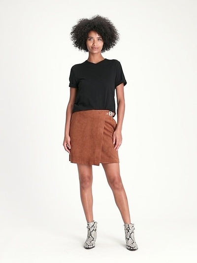Banana Republic - Wrap Mini Vegan Suede