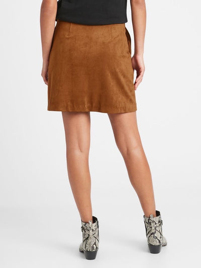 Banana Republic - Wrap Mini Vegan Suede