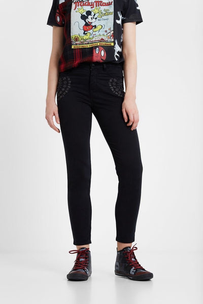 Desigual -  Pantalones Gyantse Negro