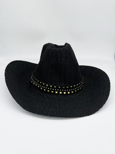 essentials - Sombrero Playero con Tachas
