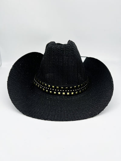 essentials - Sombrero Playero con Tachas