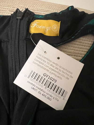 UNICO- FAENZA VESTIDO DRAPEADO